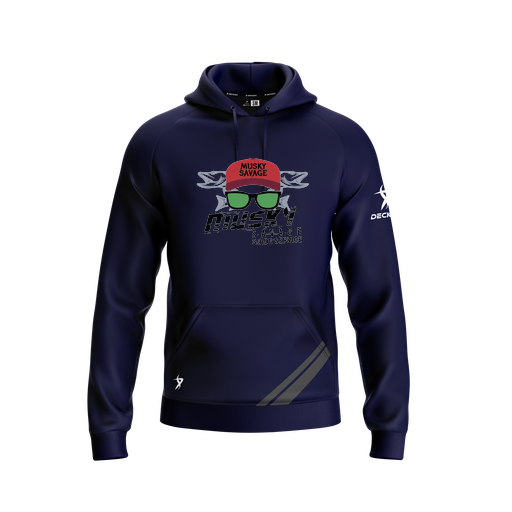 [FOLHSMNV-YXS-LOGO3] Decker Summit Hoodie (Youth XS, Navy, Logo 3)