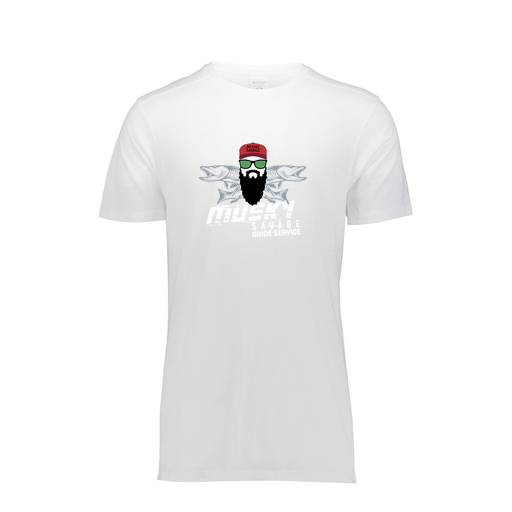 [FTSCUBWH-AS-LOGO1] Decker Men's Tri-Blend T-Shirt - Short Sleeve (Adult S, White, Logo 1)