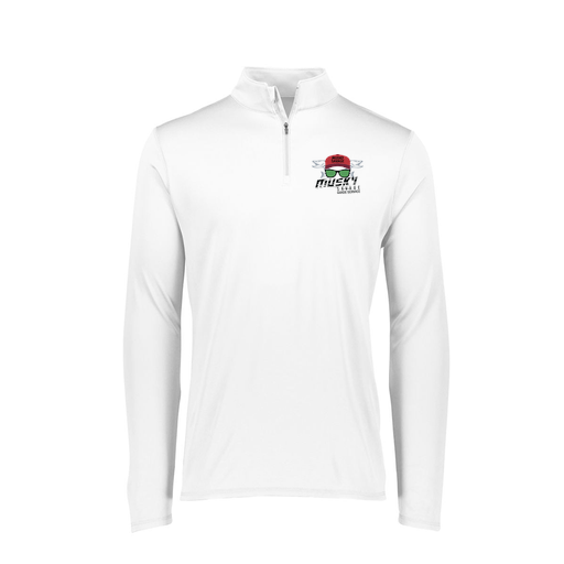[FTLQFLWH-FAXS-LOGO3] Decker Women's Flex-Lite 1/4 Zip Shirt (Female Adult XS, White, Logo 3)
