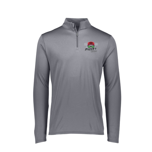 [2787.059.XS-LOGO3] Ladies Dri Fit 1/4 Zip Shirt (Female Adult XS, Gray, Logo 3)