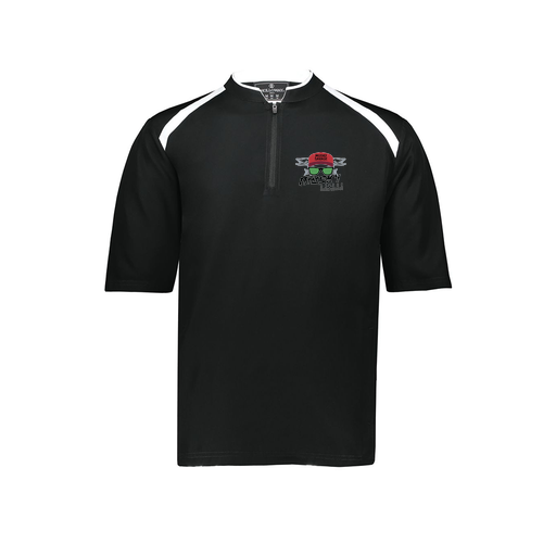 [229581-AS-BLK-LOGO3] Men's Dugout Short Sleeve Pullover (Adult S, Black, Logo 3)