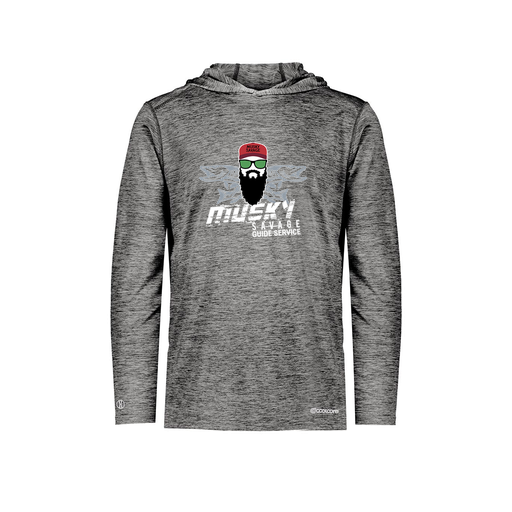 [FOLHCGBK-AS-LOGO1] Decker Men's Charge Hoodie (Adult S, Black, Logo 1)