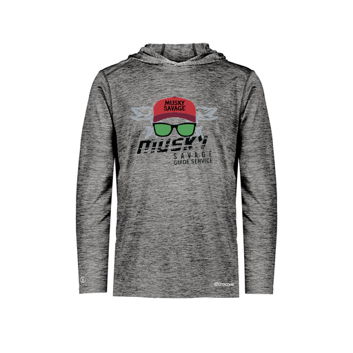 [FOLHCGBK-YS-LOGO3] Decker Youth Charge Hoodie (Youth S, Black, Logo 3)