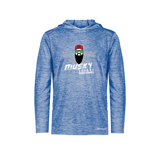 [FOLHCGRY-YS-LOGO1] Decker Youth Charge Hoodie (Youth S, Royal, Logo 1)