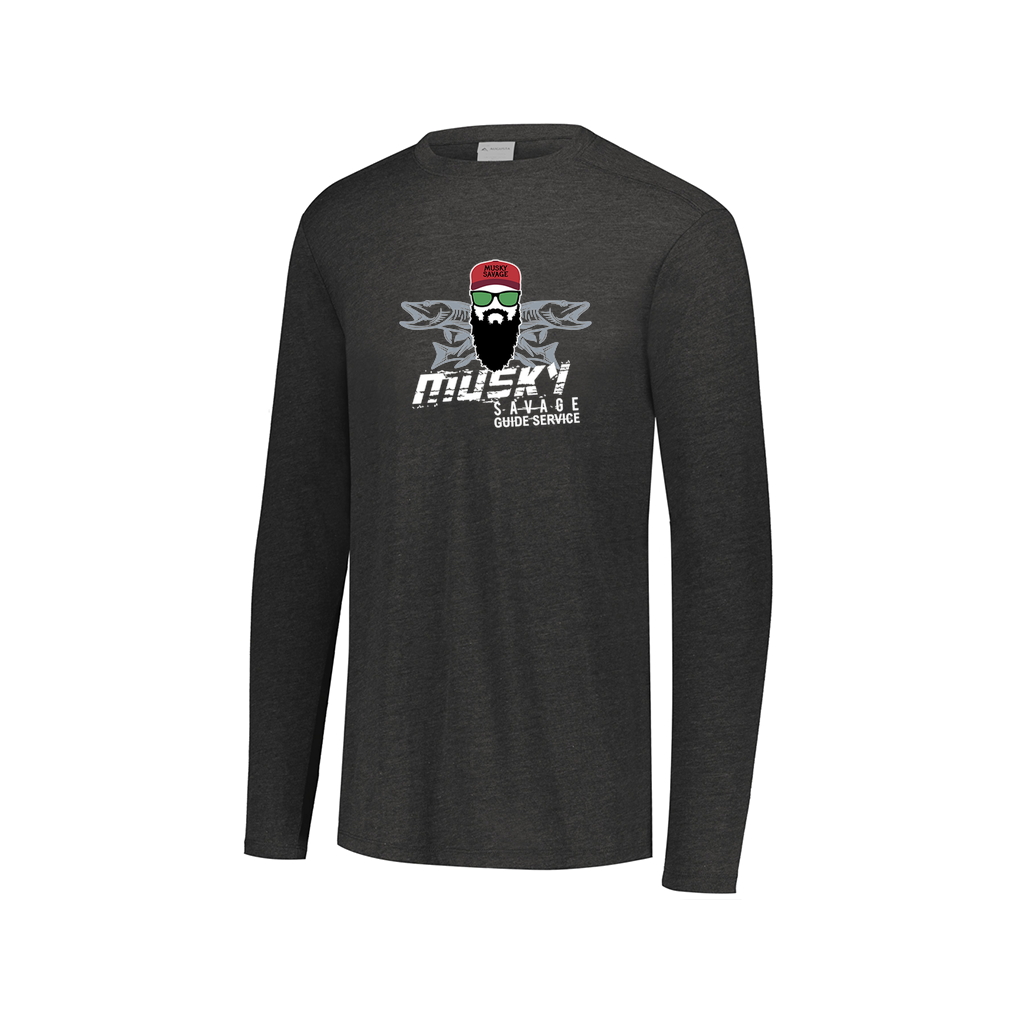 Decker Men's Tri-Blend T-Shirt - Long Sleeve