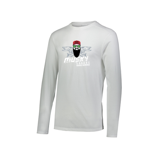 [3075.005.XS-LOGO1] Men's LS Ultra-blend T-Shirt (Adult XS, White, Logo 1)