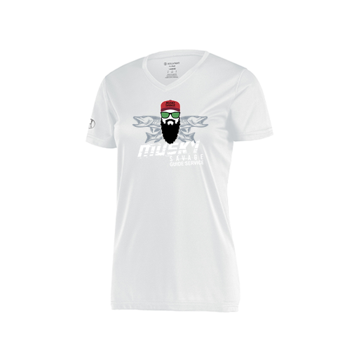 [222820.005.S-LOGO1] Ladies Movement Dri Fit Shirt (Female Adult S, White, Logo 1)